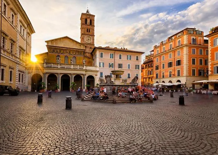 Luxury Art In Trastevere With Terrace Rome
