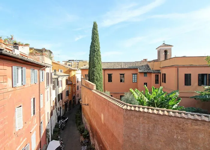 Luxury Art In Trastevere With Terrace * Rome